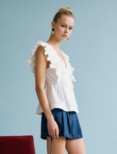 Whisper Ruffle Top