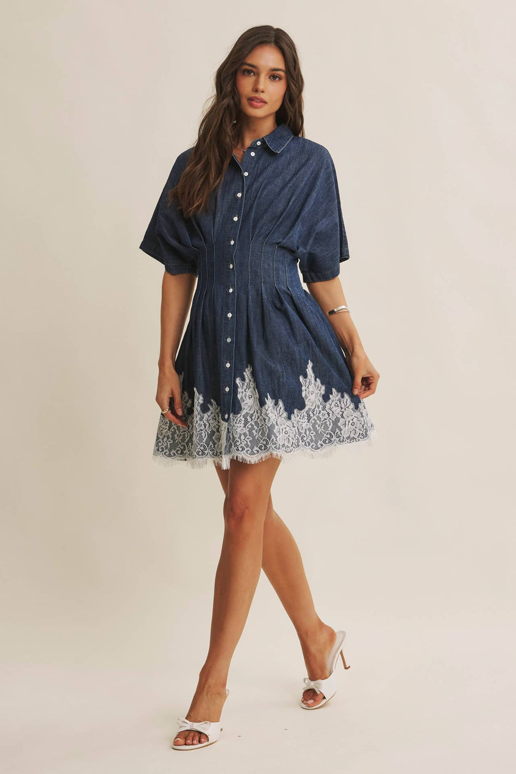 Lace & Denim Daydream Dress