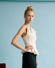 Structured Peplum Corset Top