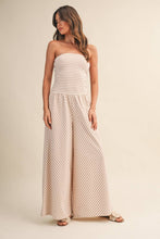 Lines Strapless Jumpsuit