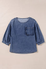 Southern Bell Denim Top