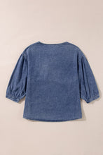 Southern Bell Denim Top