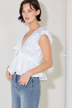 Blushing Bow Peplum