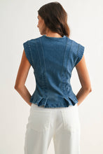 Sleeveless Peplum Top