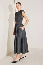 Chambray Smocked Dress