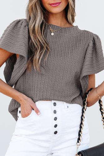 Flutter Sleeve Top