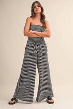 Lines Strapless Jumpsuit