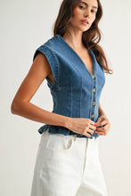 Sleeveless Peplum Top