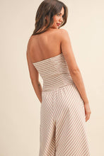 Lines Strapless Jumpsuit