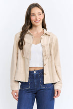 Suede Fringe Jacket