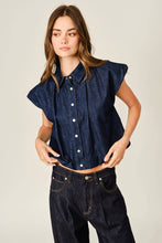 Indigo Pop Bubble Top