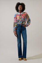 Melani Tropical Blouse