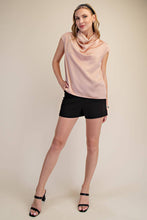 Cowl Neck Sleeveless Top