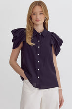 Draped Sleeve Blouse (More Colors)