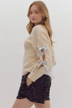 Glitter Bow Sweater