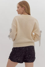 Glitter Bow Sweater