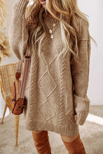 Leafy Breeze Sweater Dress