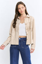 Suede Fringe Jacket