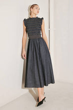 Chambray Smocked Dress
