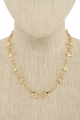 Horsebit Link Necklace