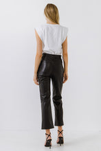 Almost Leather Wide Leg Pant