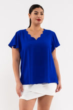 (Plus) Scalloped Top (More Colors)