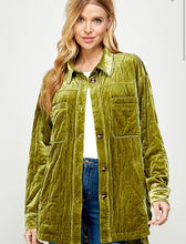 Quilted Moss Shirt Jacket
