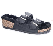 Time Out Faux Fur Wedge Slides (More Colors)